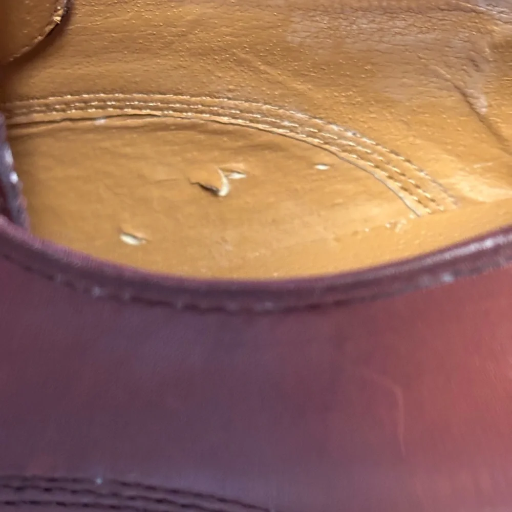 BASS Men's Brown Leather Oxfords 